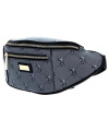 U.S.POLO ASSN. Hampton Soft Waist Bag Printed PU Black